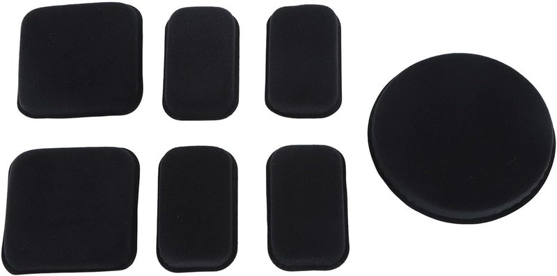 EVGATSAUTO Universal Motorcycle Helmet Padding Kit, 7-Piece EVA Foam Liner Cushion Inserts, Black, Breathable Comfort Headgear - Image 5